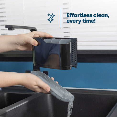 Sink Caddy with Soap Dispenser - Black